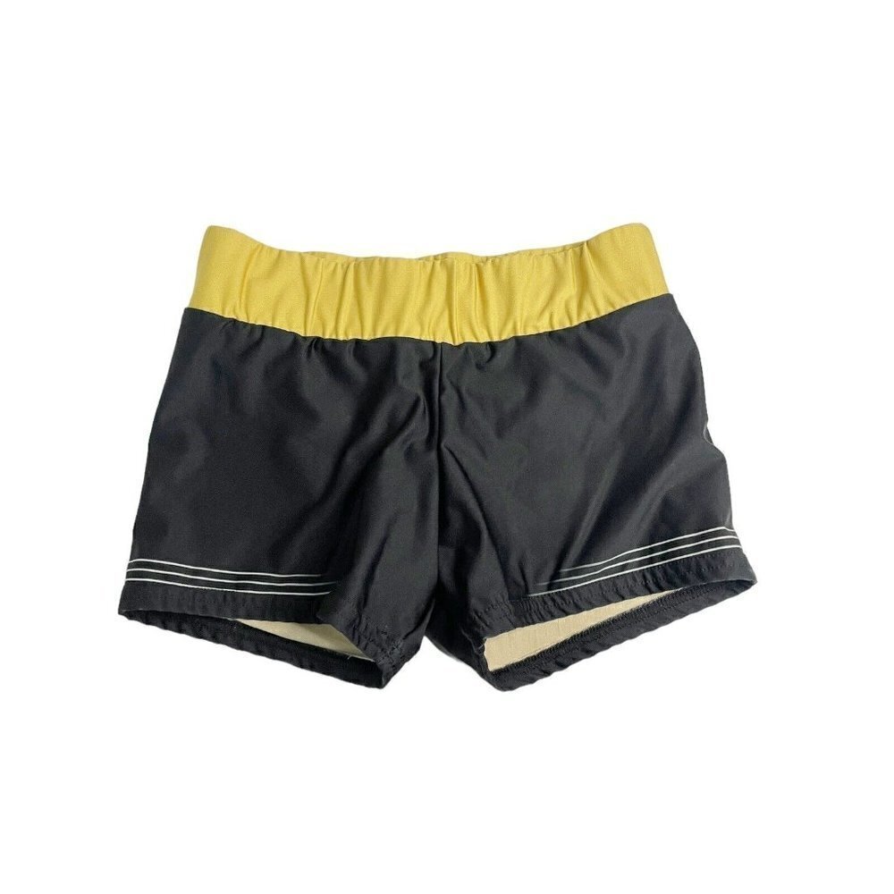 Varsity Spirit Black Gold Shorts Spanx Cheer Gymnastics Size Youth L‎ Girls